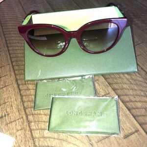 Longchamp Women's Burgundy LO697S -601 Sunglasses